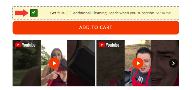 Example from Grill Rescue's VideoWise video widget